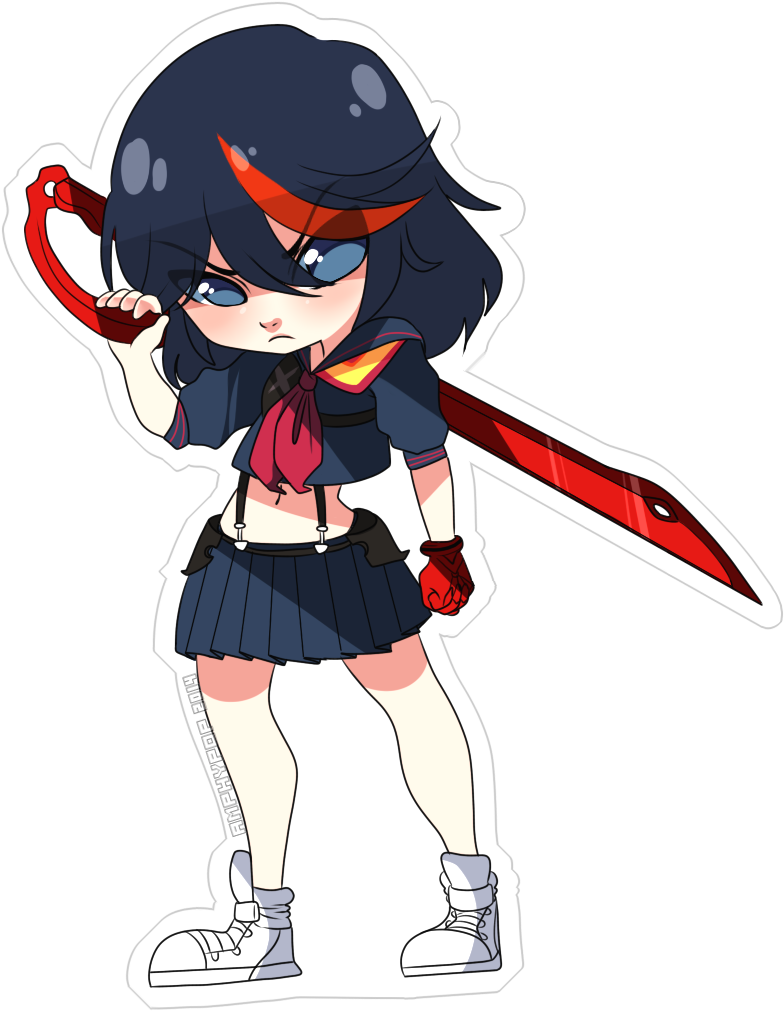 Klk-ryuko Matoi - Ryuko Matoi (785x1017), Png Download