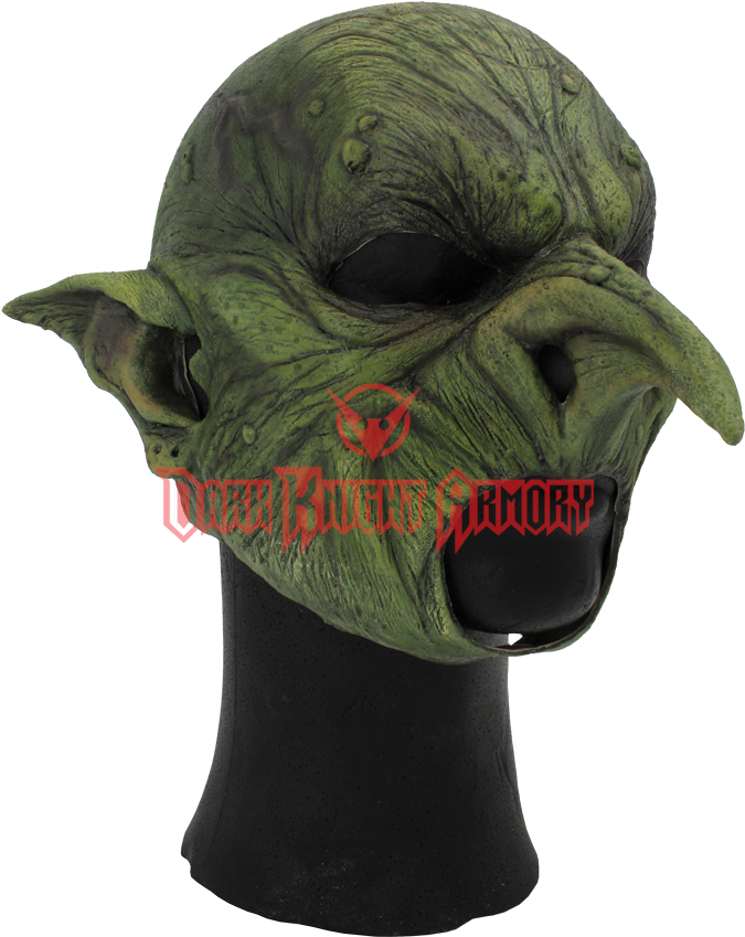 Green Malicious Goblin Mask - Chinless Goblin Mask (848x848), Png Download