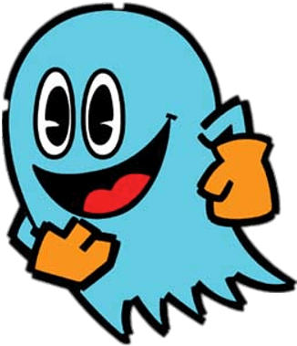 Pac Man Inky - Pac Man Ghost Cartoon (400x400), Png Download