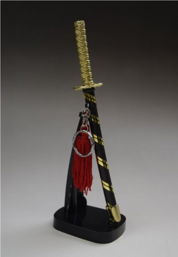 Miniature Japanese Samurai Sword Accessory Katana Letter - Katana (900x900), Png Download