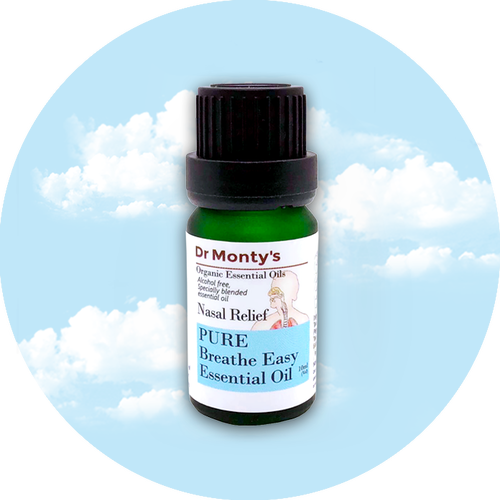 100% Organic Breathe Easy Essential Oil By Doctor Montys - Circle (500x500), Png Download
