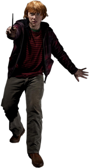 Hermione Granger, Ron Weasley - Harry Potter Ron Png (331x563), Png Download