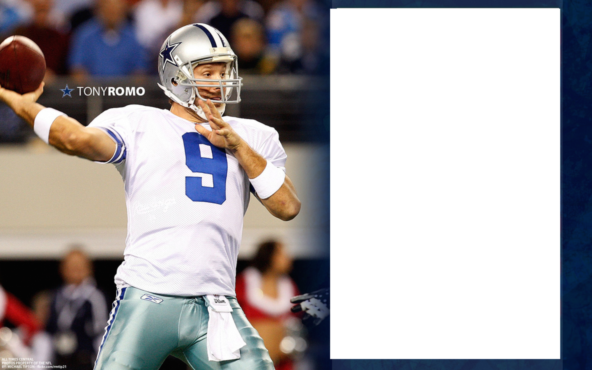 Tony Romo Png (2000x1250), Png Download