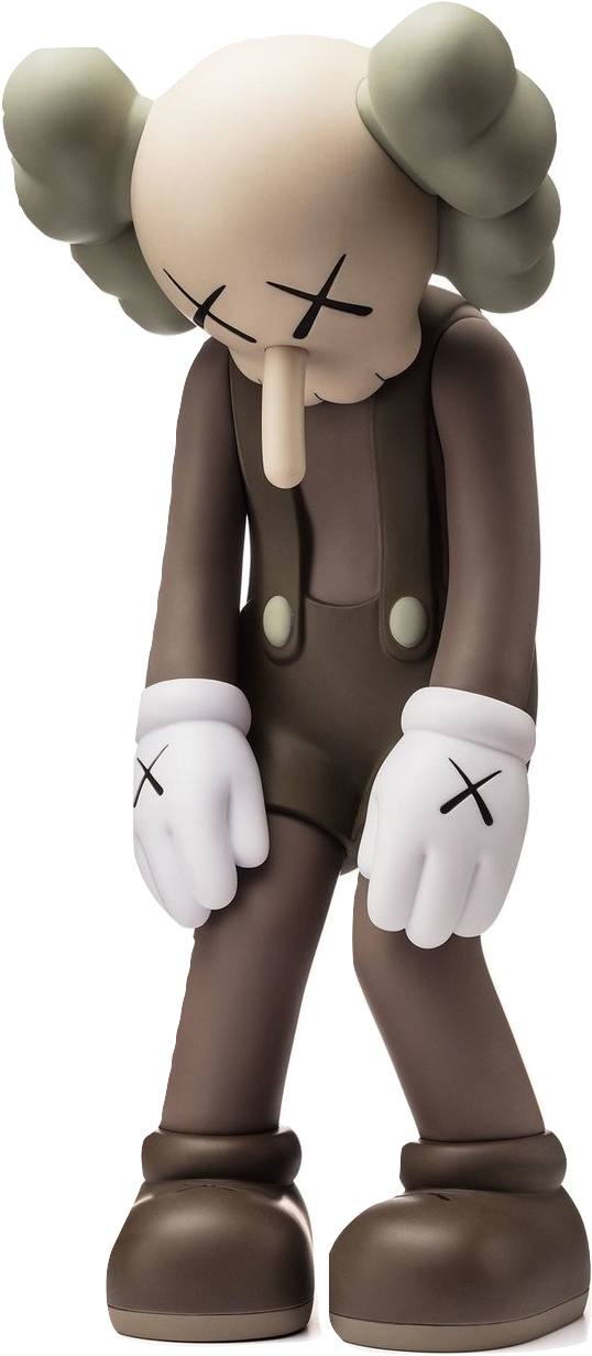 Kaws Small Lie Brown (1024x1024), Png Download