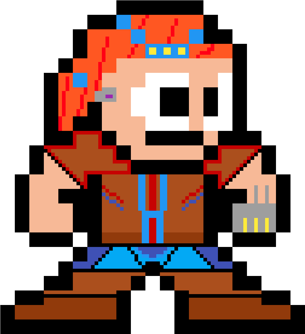 Aloy Megaman Style - 12th Doctor Pixel Art (1200x1200), Png Download
