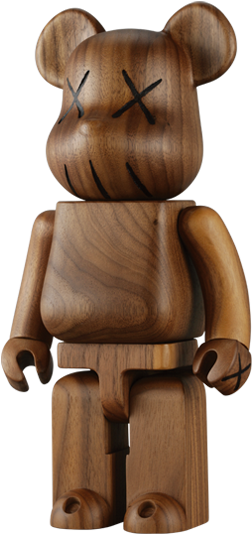 bearbrick 1000 wood