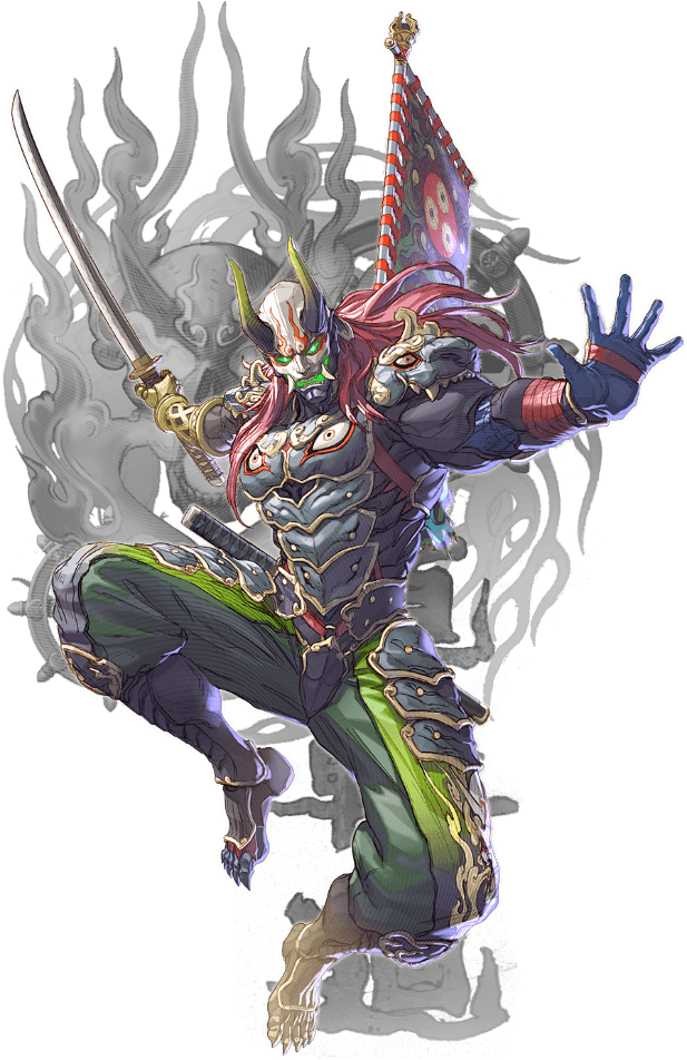 213kib, - Soul Calibur 6 Yoshimitsu (738x980), Png Download