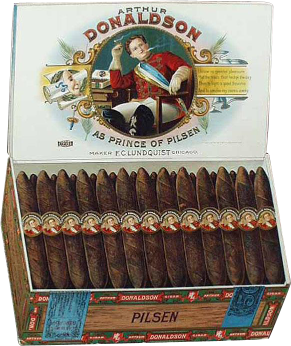 Vintage Advertising Sign - Antique Cigar (690x690), Png Download