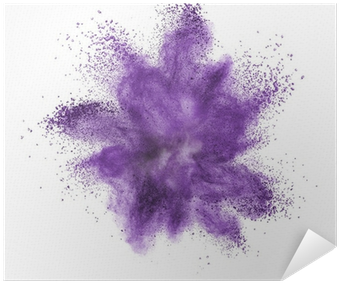 White Powder Explosion Isolated On Black Poster • Pixers® - Iskas Rainbow Highlighter Colourful Shimmer Powder (400x400), Png Download