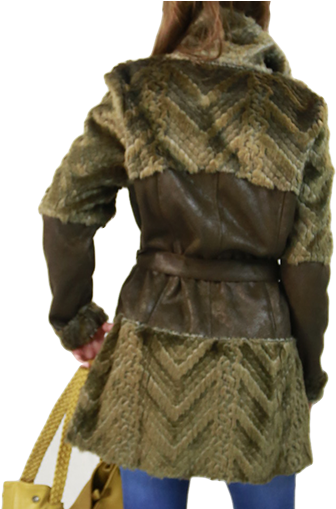 Marlene Fur Coat - Fur Clothing (435x508), Png Download
