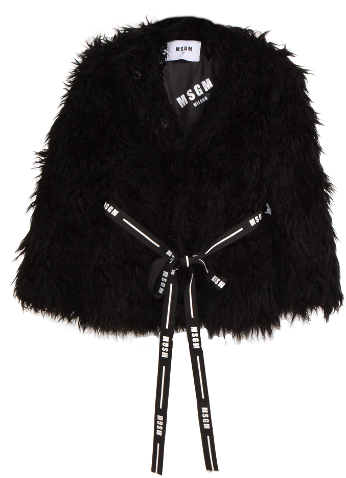 Msgm Kids Msgm Logo Belted Fur Coat - Product (1000x1000), Png Download