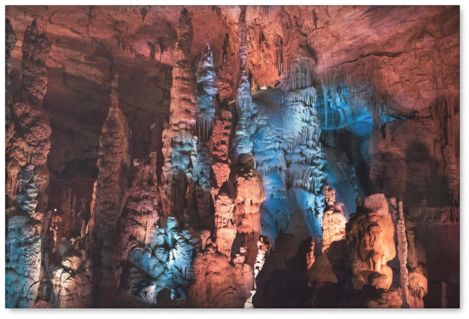 The Cathedral Caverns Landscape Canvas Painting - Cathedral Caverns State Park (480x480), Png Download