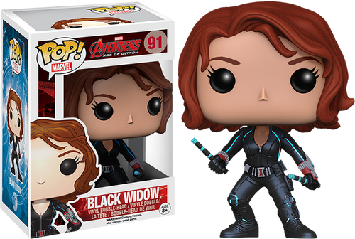 Pop Marvel Vinyl Figure - Black Widow Pop (500x336), Png Download