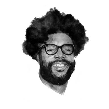 Questlove - Afro (400x400), Png Download