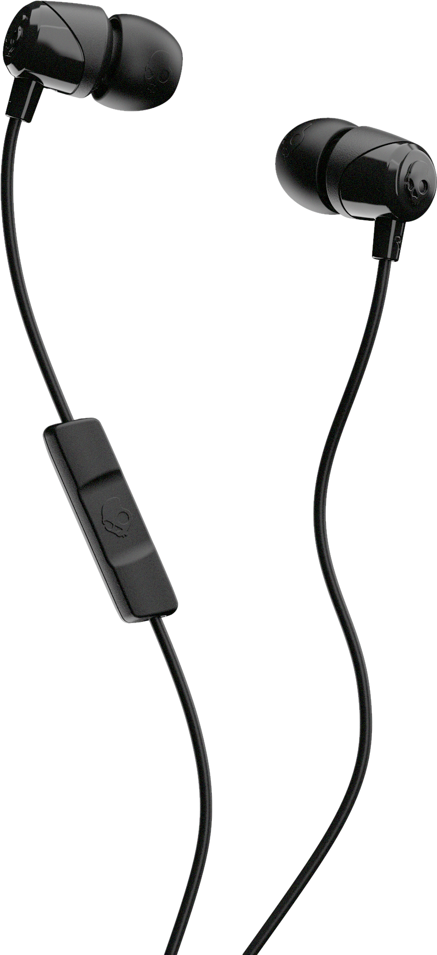 Skull Candy Jib W/mic Black/black - Skullcandy Jib With Mic (2000x2000), Png Download