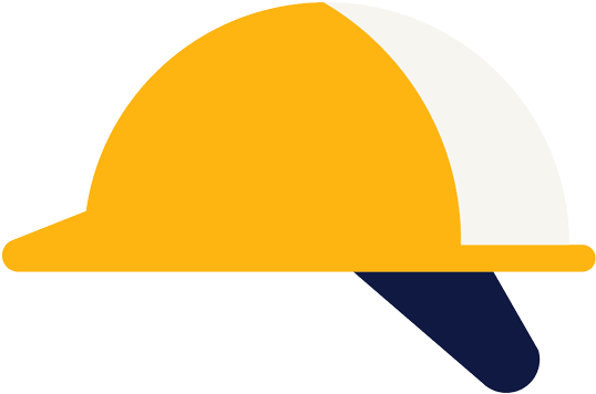 Construction Roles - - Hard Hat (840x560), Png Download