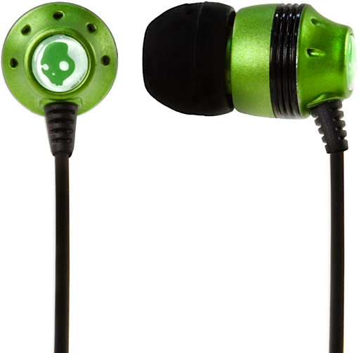 Skullcandy Ink'd Earbuds - Green (600x600), Png Download