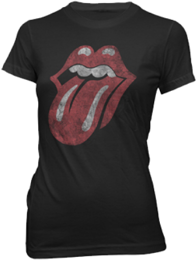 Rolling Stones Distressed T Shirt (550x550), Png Download
