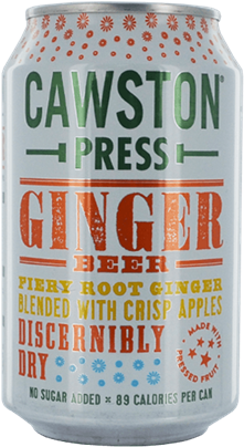 Cawston Ginger Beer - Cawston Press Ginger Beer 330ml (635x635), Png Download