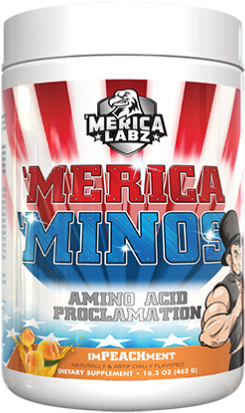 'merica 'minos - Red White And Boom Pre Workout (448x477), Png Download
