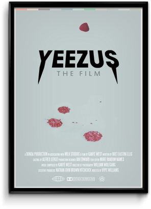 Yeezus Poster - Cheap Summer Women's T Shirt Short Sleeve O Neck Letter (383x479), Png Download