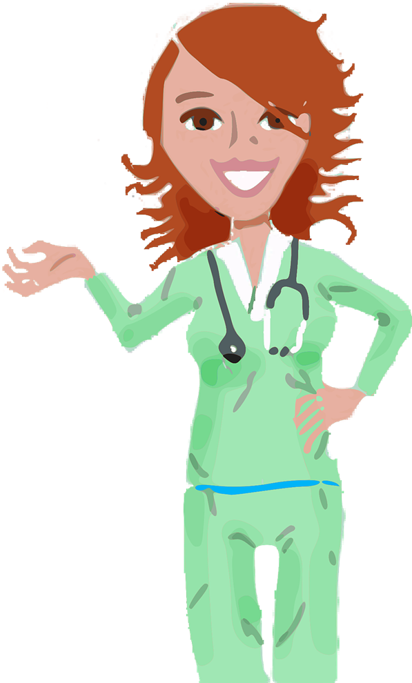 Free To Use &, Public Domain Nurse Clip Art - Medical Assistants In Cartoon (600x1036), Png Download