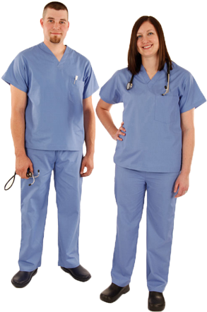 Registered Nurse Uniform (302x445), Png Download