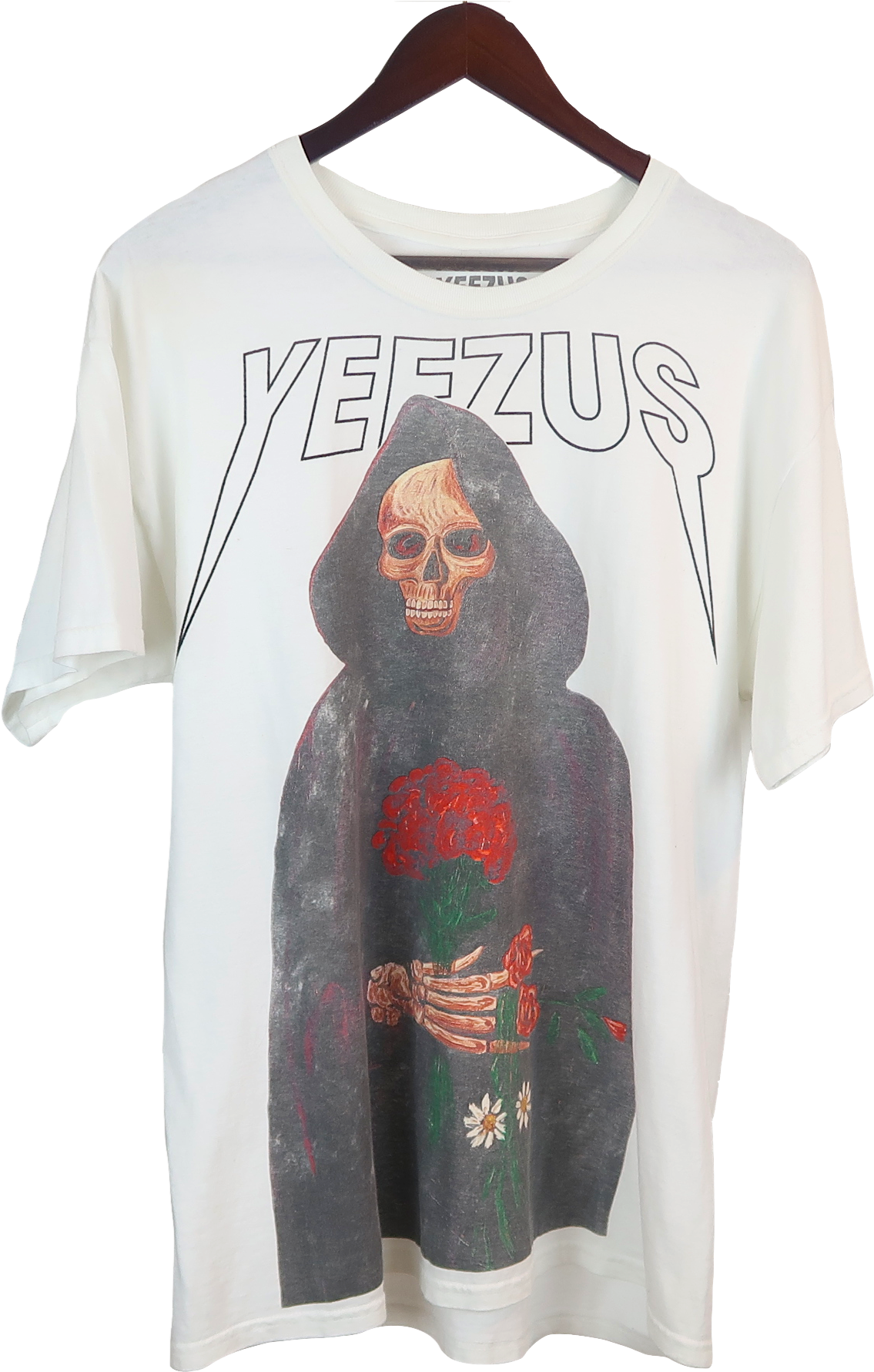 Yeezus Tour Reaper T-shirt (1178x1802), Png Download