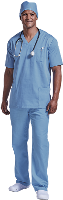 Men's Core Scrub Top And Scrub Pants - Scrubs (442x442), Png Download