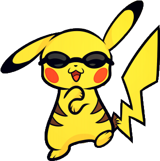 #lol #pikachu #pika #pika #gangnam #style - Pikachu Style (350x346), Png Download