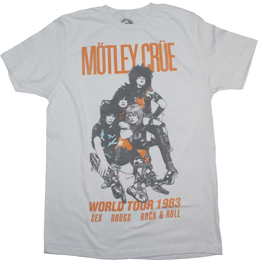 83 World Tour Motley Crue Shirt - Motley Crue World Tour Coffee Mug (896x909), Png Download