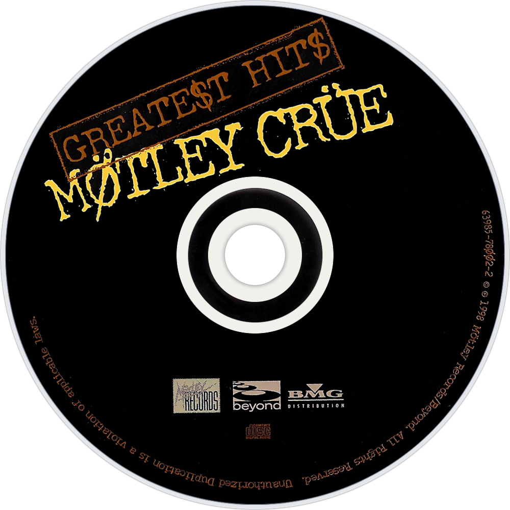 Mötley Crüe Greate$t Hit$ Cd Disc Image - Greatest Hits (1000x1000), Png Download
