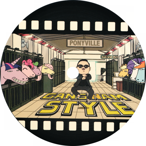 Cool Gangnam Style Psy Korean Star Music 24x18 Print (500x500), Png Download