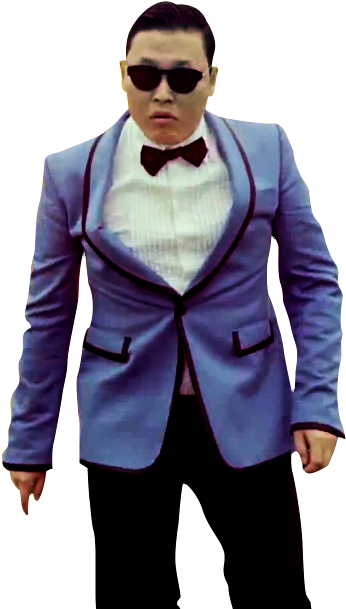 Png's Psy- Gangnam Style - El Psy Kangaroo (353x613), Png Download