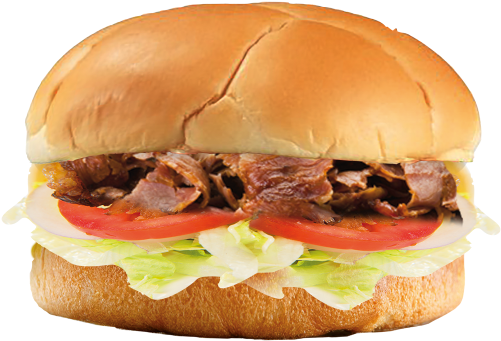 Kebab Burger - Hamburger (600x600), Png Download