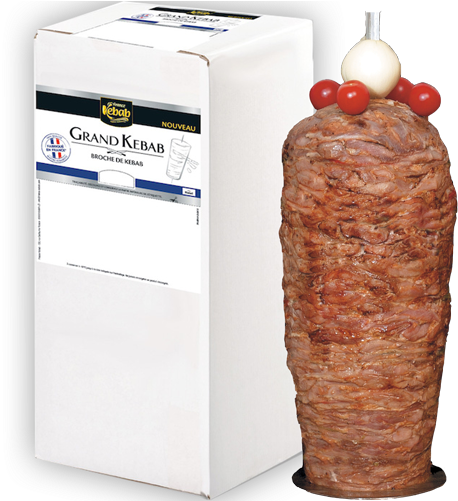 Kebab Spits Turkey Veal - Kebab Broche (500x500), Png Download