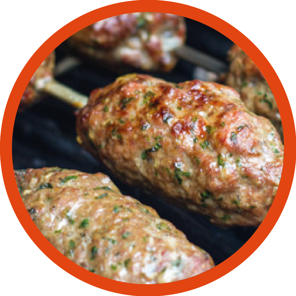 Lamb Kofta Kebab - Meal Ideas For Summer Dinner Party (1181x1181), Png Download