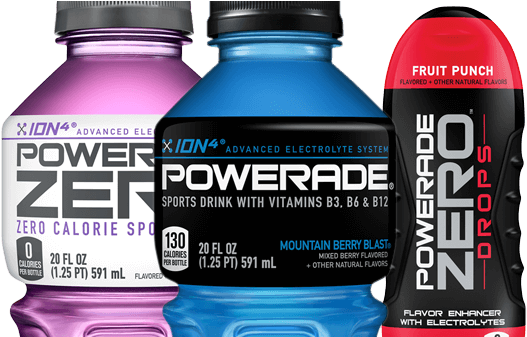 Isotonic - Powerade Zero Drops Orange Flavor Enhancer With Electrolytes (600x336), Png Download
