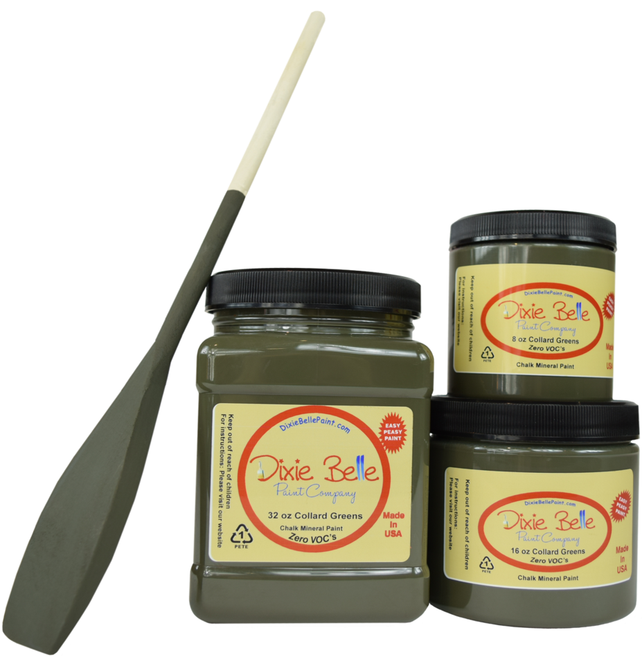 Collard Greens Paint - Dixie Belle Paint Company Chalk Finish Furniture Collard (942x1024), Png Download