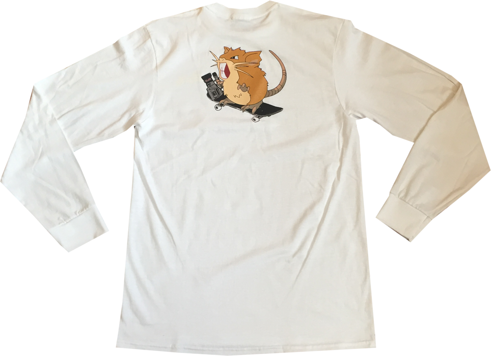 Sk8rats Raticate T-shirt Back - Cozy Cable Knit (1000x727), Png Download