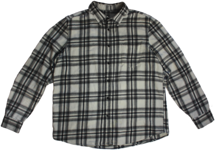 Flannel Png - Flannel Black And White Png (500x500), Png Download