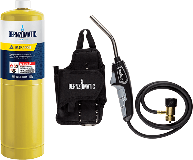 Bernzomatic Bz8250htzkc Kit 01 - Map Gas Torch With Hose (720x720), Png Download