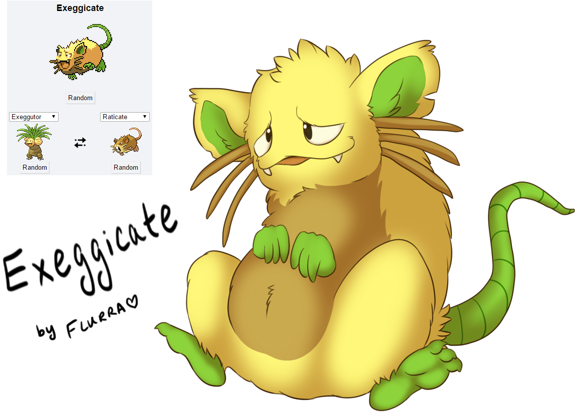 Exeggicate - Cartoon (1200x900), Png Download