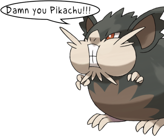 A Deal With Giratina - Pokemon Raticate (540x540), Png Download