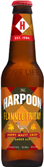 Flannel Friday By Harpoon Brewery - Beer Bottle (600x340), Png Download