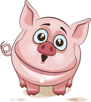 Adorable Pig Emoji Stickers Messages Sticker-2 - Illustration (600x600), Png Download