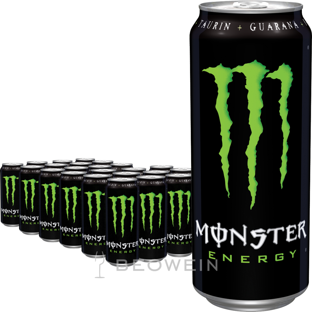 Monster Energy Green 24x0,5 L - Monster Energy Can Transparent (1080x1080), Png Download