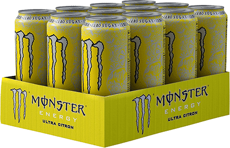 Monster Ultra Citron Energy Drink, 12 X 500 Ml - Monster Energy Ultra Citron (465x300), Png Download