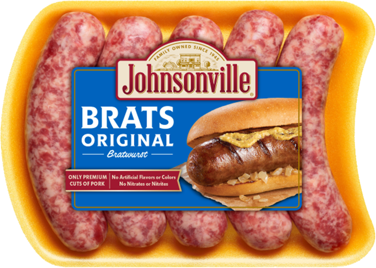 Original Brats - Johnsonville Brats (800x576), Png Download