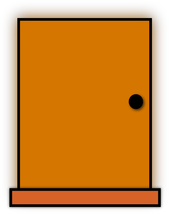 Front Door Clipart Black And White For Best Transparent - Clip Art (999x829), Png Download